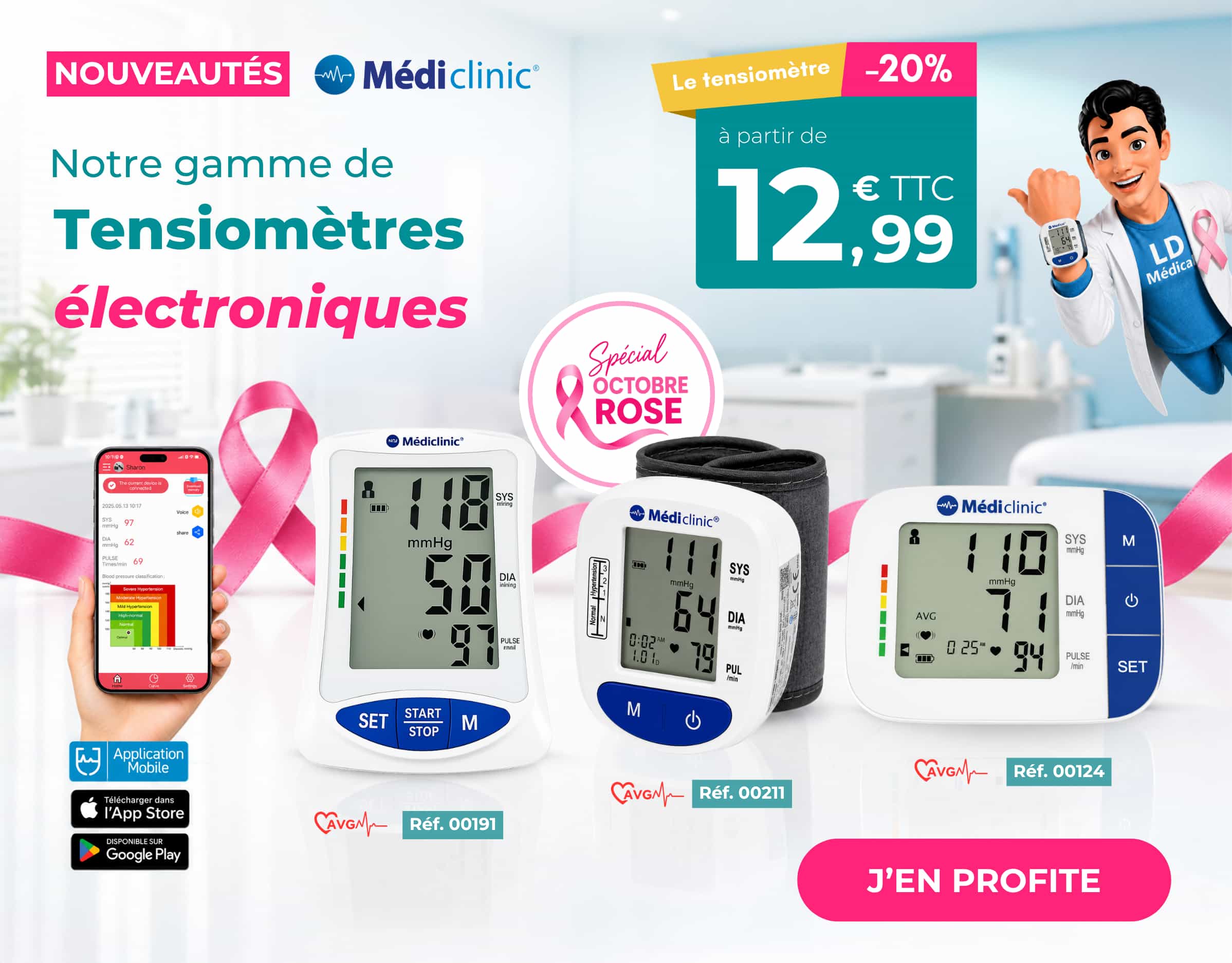 Tensiom&egrave;tres M&Eacute;DI'CLINIC
